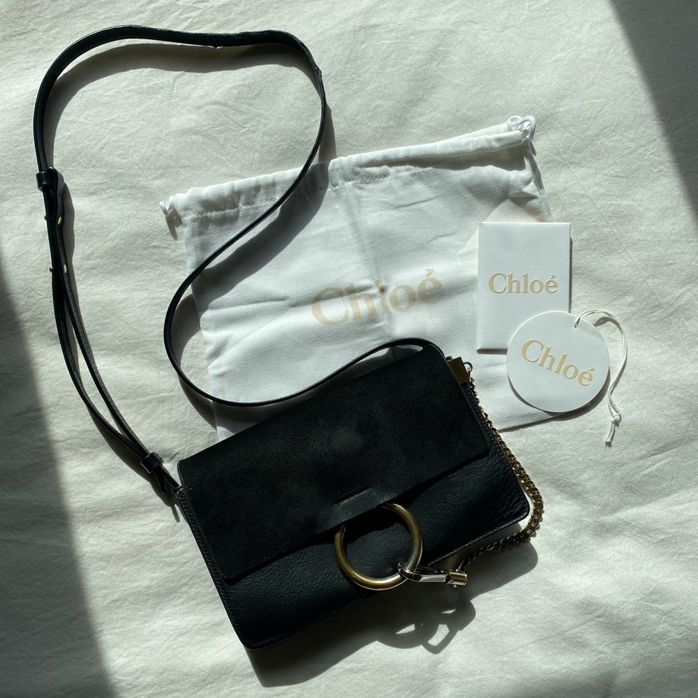 Authentic Chloe Faye Small Shoulder Bag